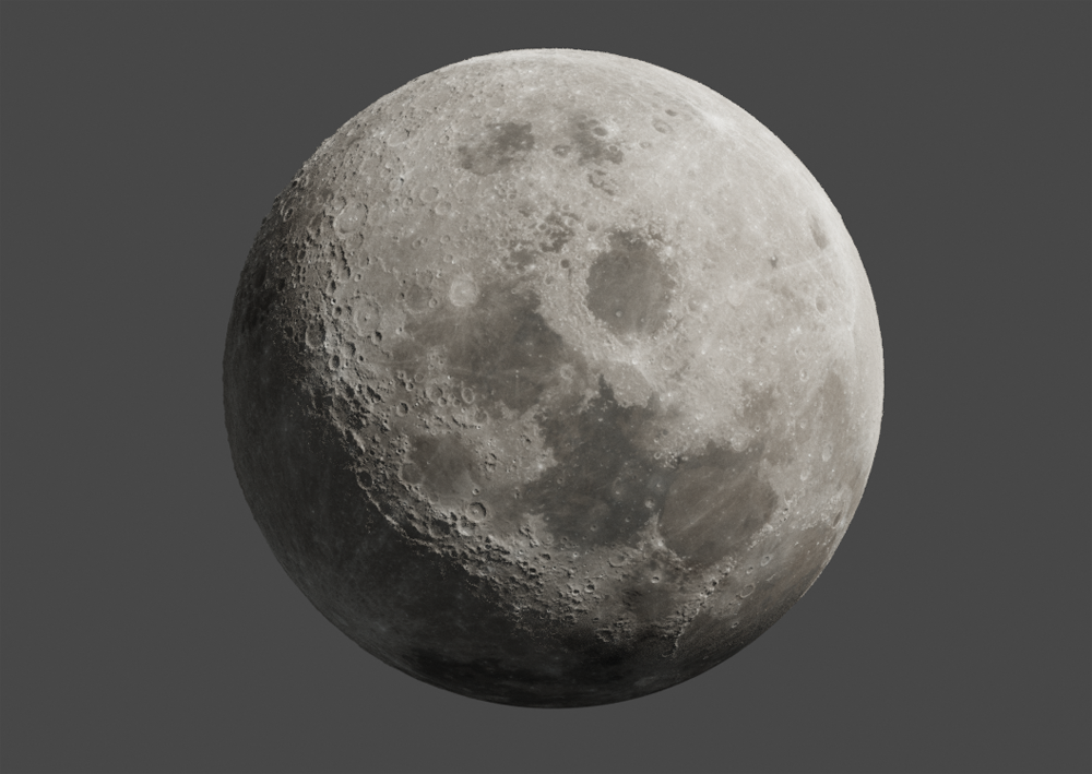 月球模型1000